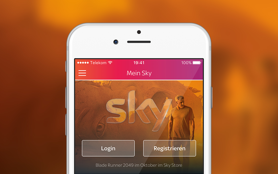 Service App "Mein Sky"