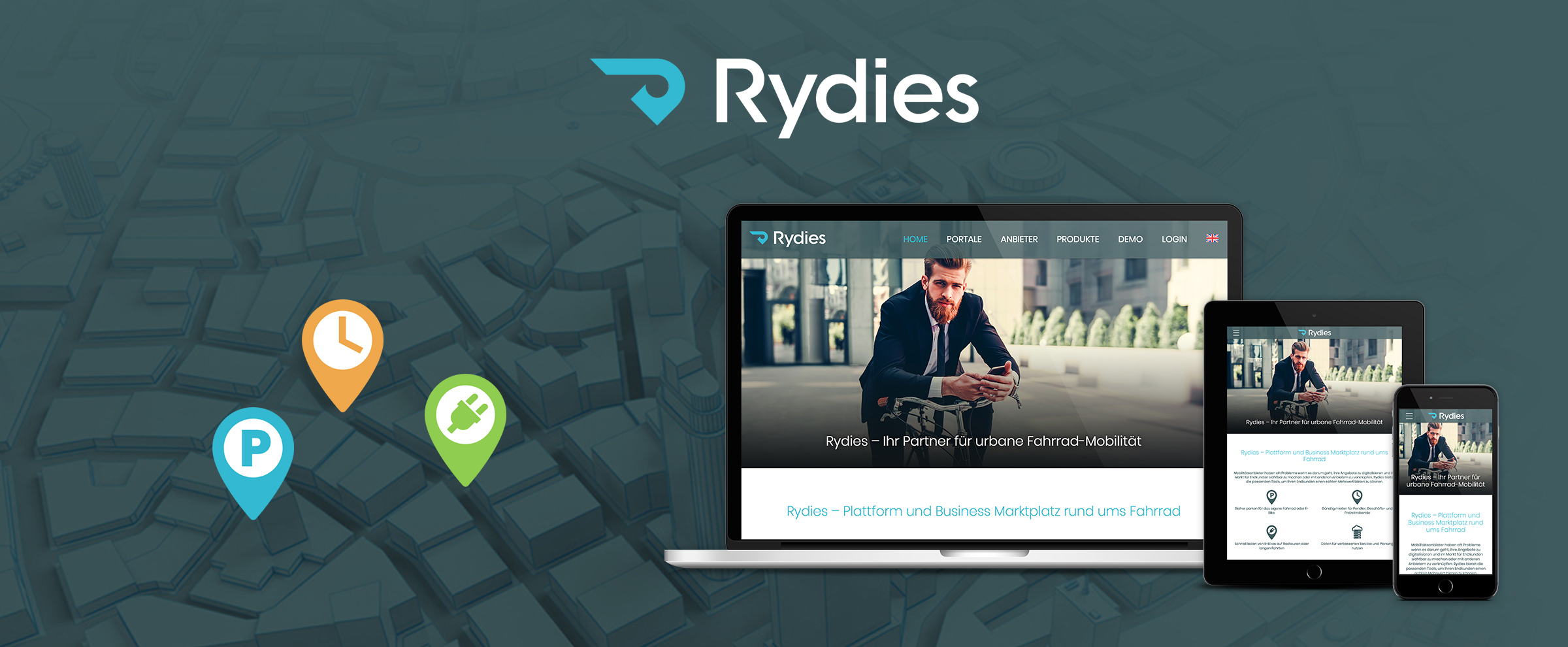 Rydies Website Relaunch
